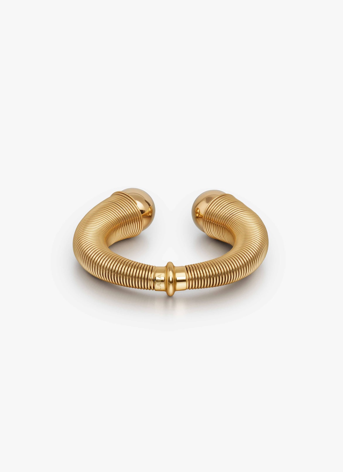 SPIRAL CUFF ALAÏA GOLD SPIRAL CUFF